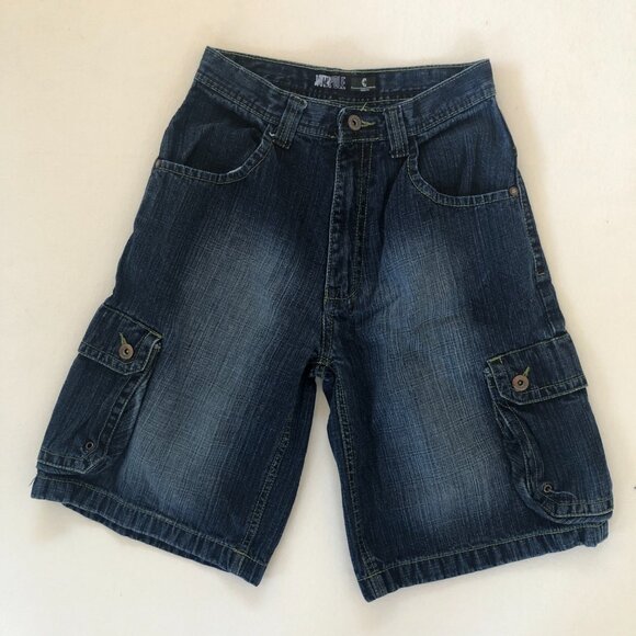 SOUTHPOLE Red Label Denim Cargo Shorts Boys 14 - Picture 3 of 10